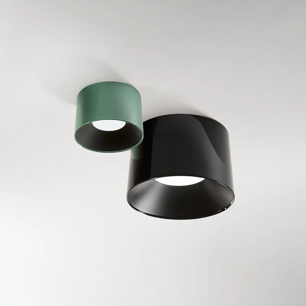 PLAFONIERA CILINDRICA LED 2 MISURE 2 COLORI