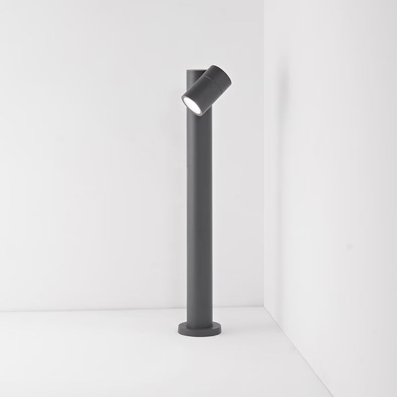 Paletto Esterno Contemporaneo Alluminio Antracite 1 Gu10 Ip65