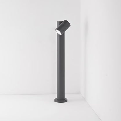 Paletto Esterno Contemporaneo Alluminio Antracite 1 Gu10 Ip65