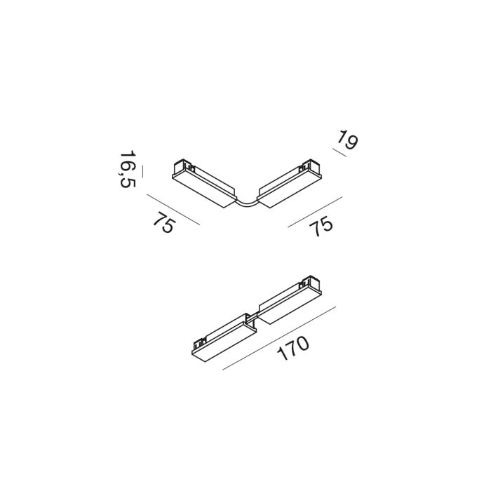MODULO DI CONNESIONE ELETTRICA ANGOLARE NON FISSO PER BINARIO GEA MAGNETICO