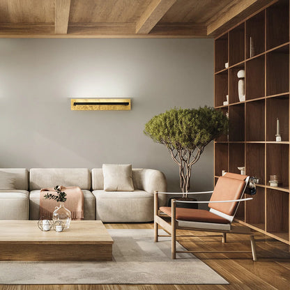 APPLIQUE ORIENTABILE LED FOGLIA ORO E NERO