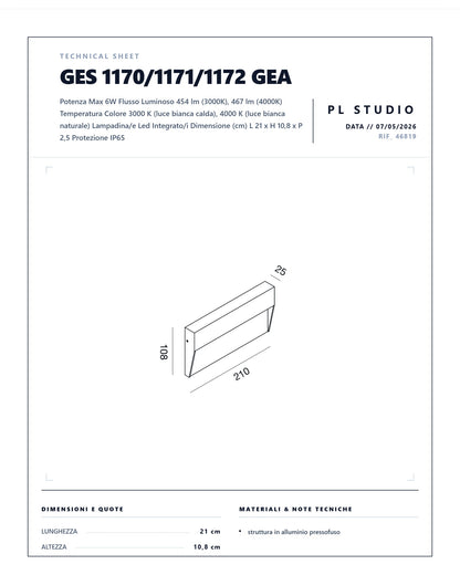 Gea Segnapassi GES1170/1171/1172 LED