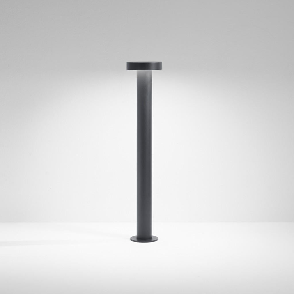 Paletto da Giardino a Led 12W, IP65, H.60cm, 3000K, Alluminio Verniciato