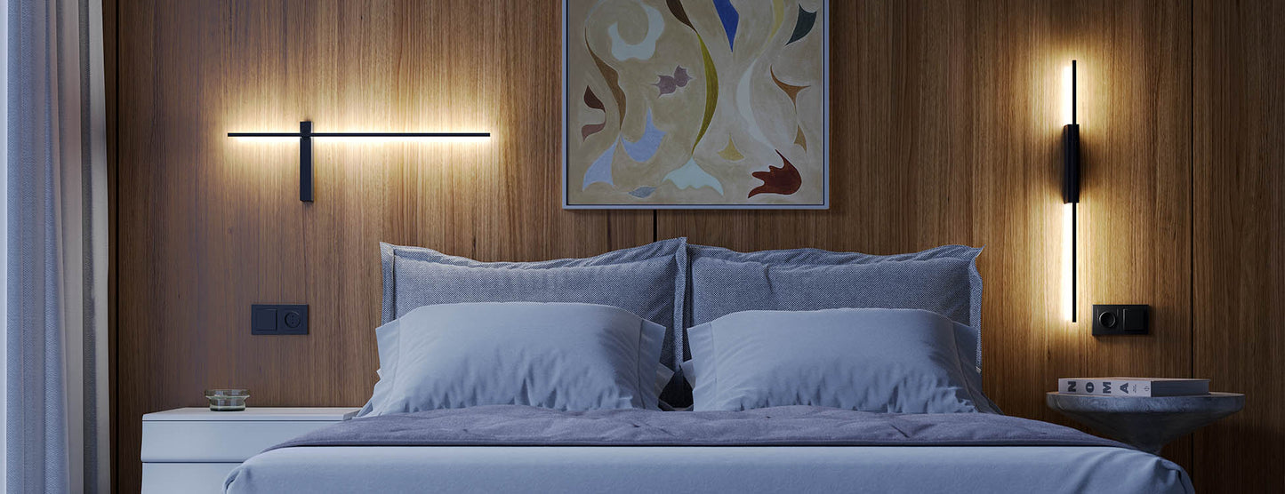 APPLIQUE TANGENT REDO LED LUCE INDIRETTA ORIENTABILE