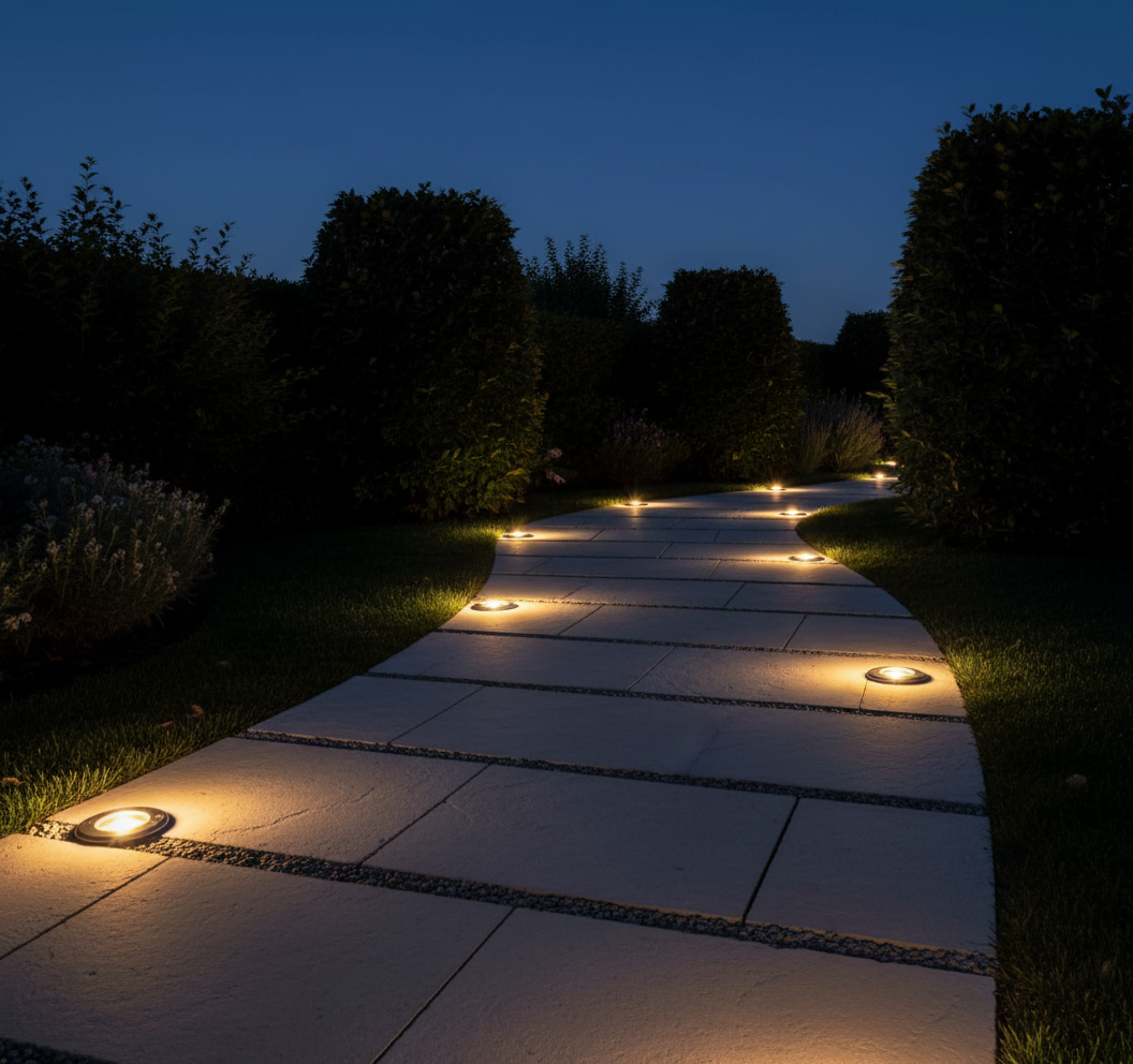 Faretto Da Pavimento Esterno Incasso Calpestabile Rotondo Led 3000k GES220C Gea