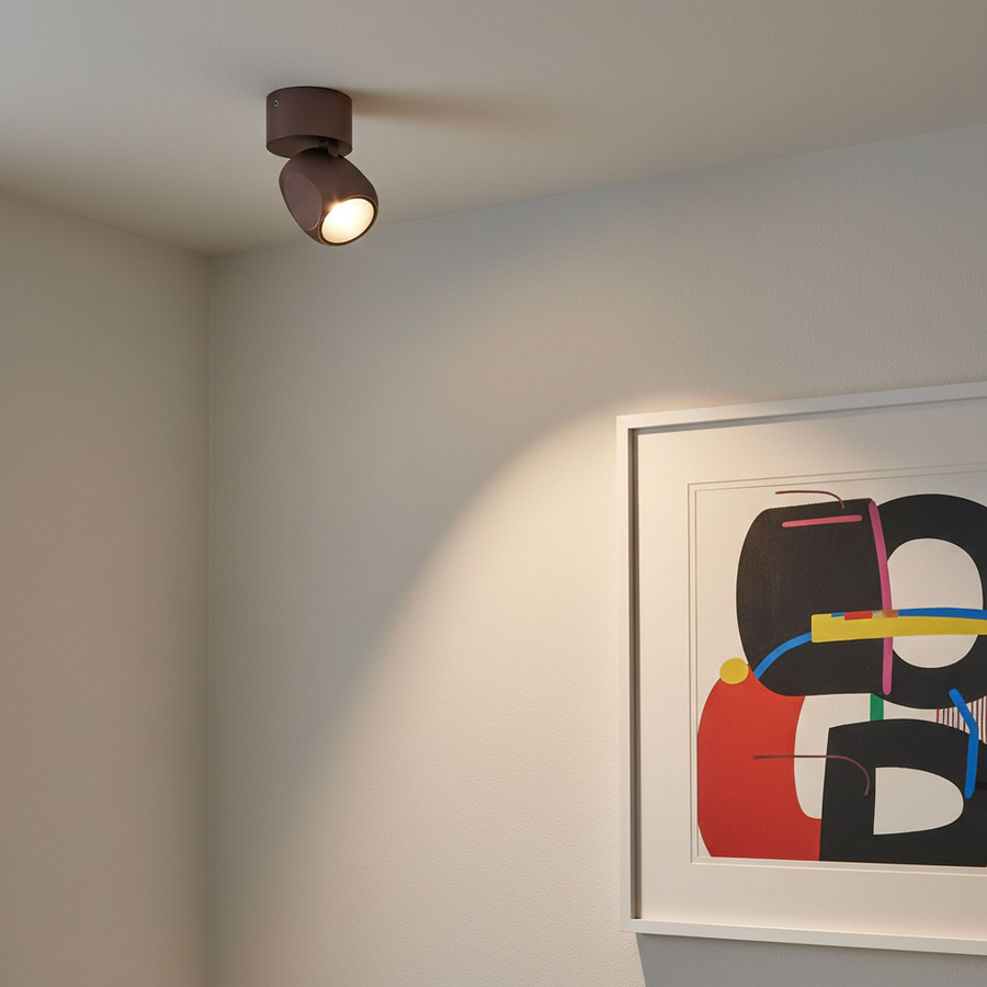 CRISP REDO FARETTO ORIENTABILE IN ALLUMINIO LED DIMMERABILE MODERNO