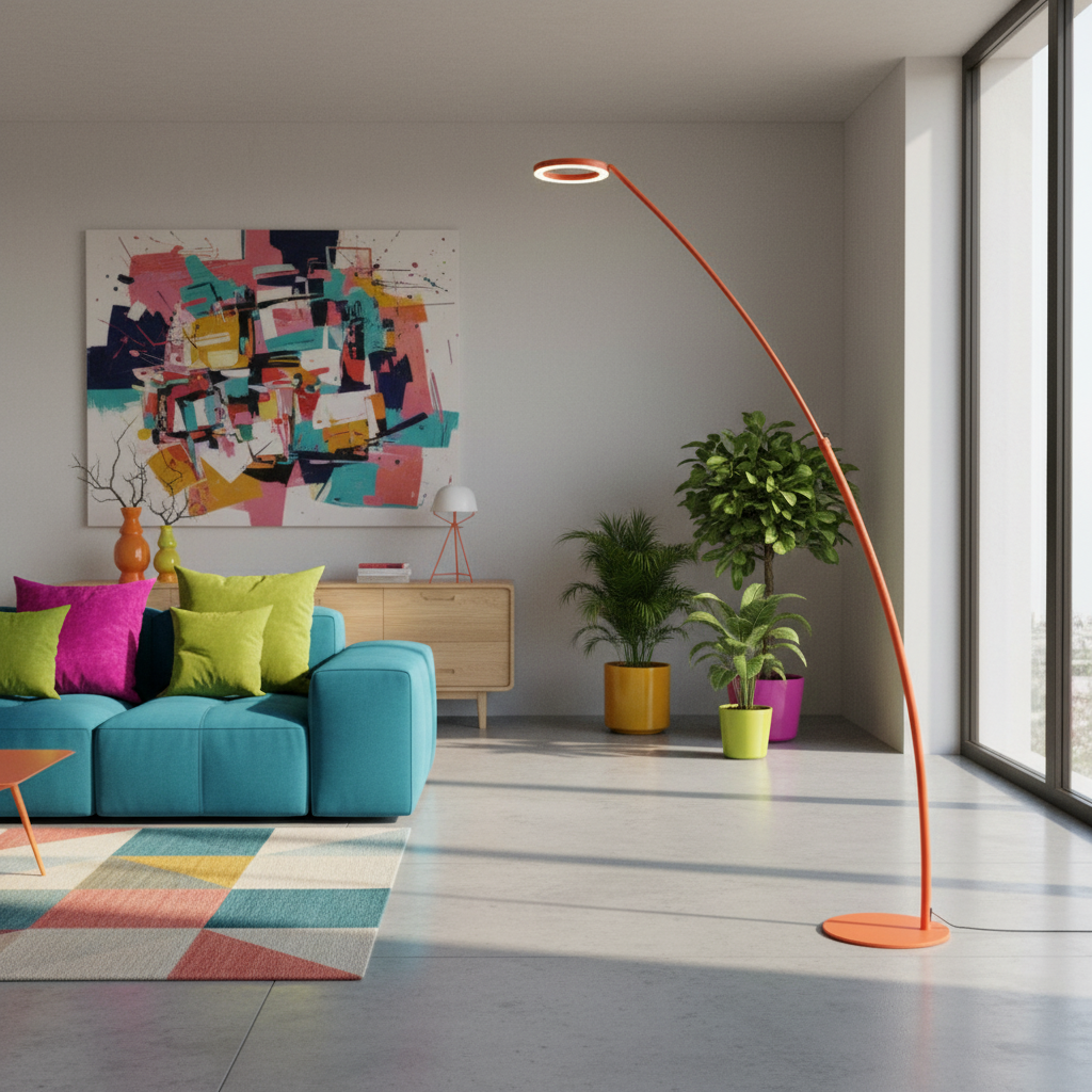 Piantana GPI GEA LUCE stelo allungabile dimmerabile orientabile 3000 K led