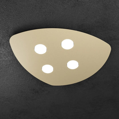 PLAFONIERA SHAPE TOPLIGHT GX53 SABBIA/BIANCA/GRIGIO