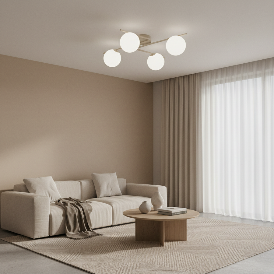 PLAFONIERA MODERNA TOPLIGHT A 2/4 SFERE HOLLY