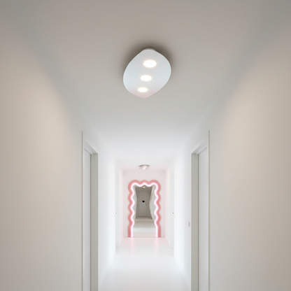 PLAFONIERA SHAPE TOPLIGHT GX53 SABBIA/BIANCA/GRIGIO