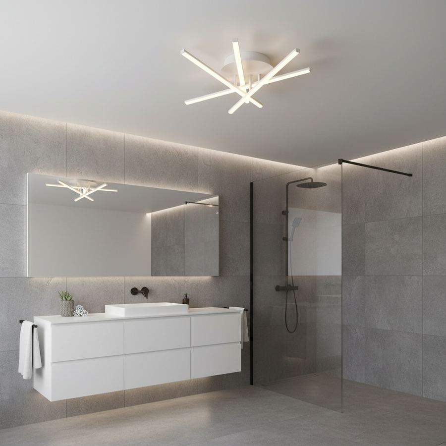 PLAFONIERA TULLIA GEALUCE 4 BACCHETTE LED