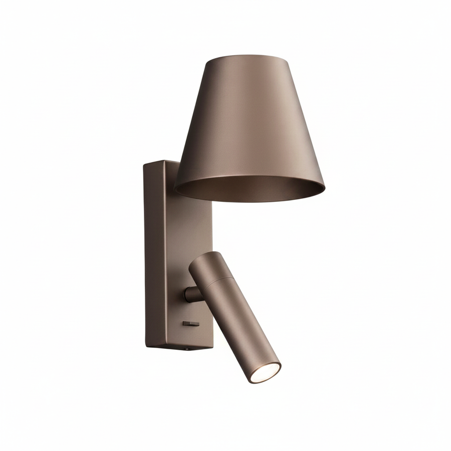 Applique LED orientabile Perenz Reverse 8472 MM LC marrone metallizzato 3000K