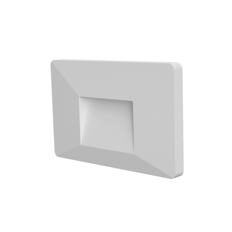 SEGNAPASSI CF IN POLICARBONATO PER FISSAGGIO PARETE  O SU CASSETTA 503 IP65 240LM 2W CRI80 CCT