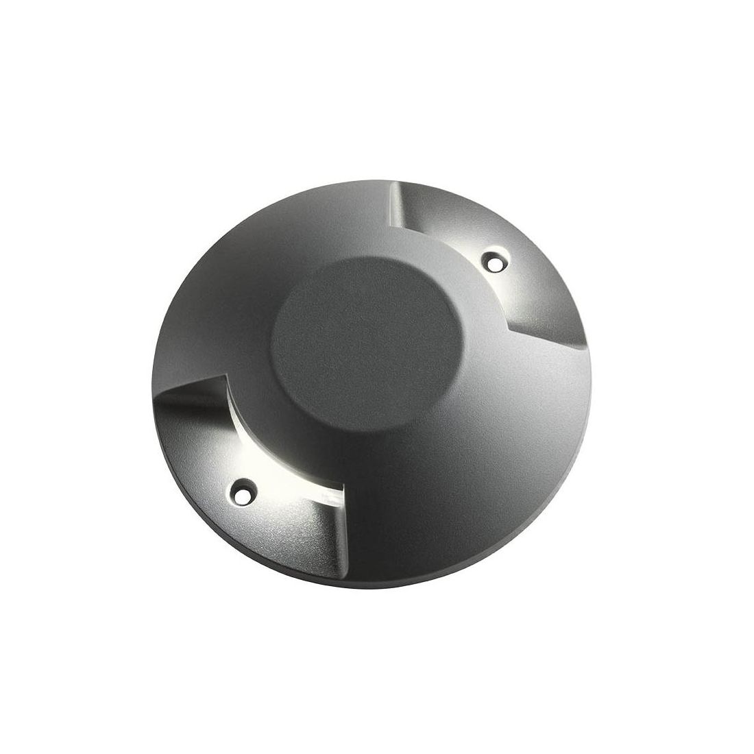 XPUCK REDO SEGNAPASSO DA INCASSO ROTONDO IP67 LED IN ALLUMINIO ANTRACITE